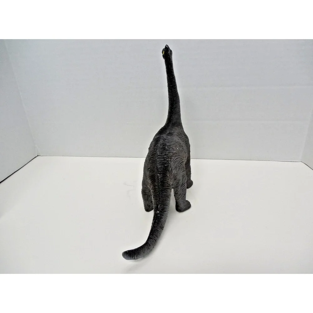 1993 Brachiosaurus Dinosaur Rubber Toy 8 in L x 7.5 in T